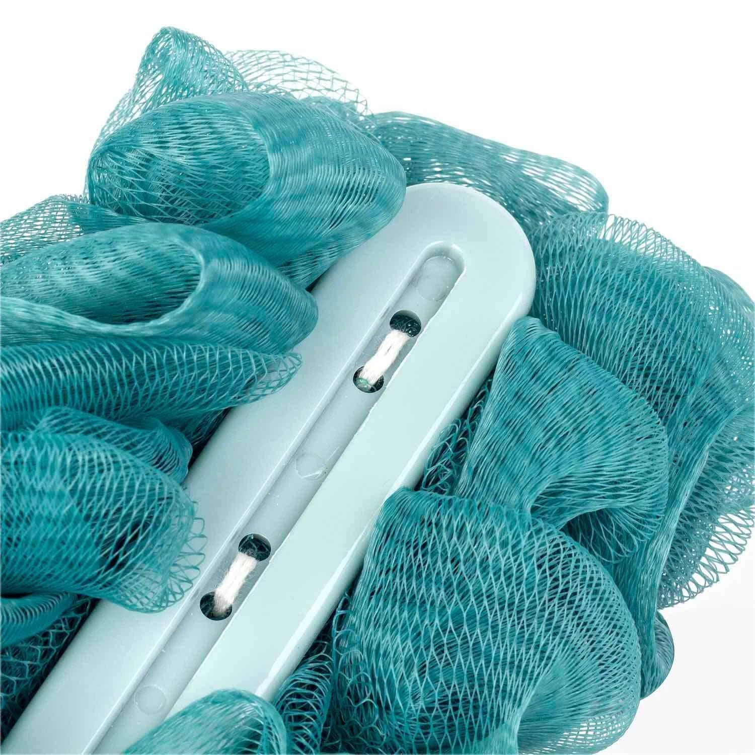 Back Scrubber for Shower Loofah Long Handle Bath Body Brush Soft Nylon Mesh S...