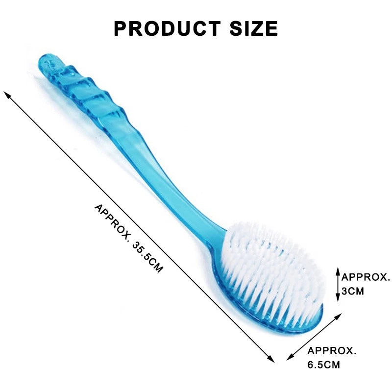 Long Handle Bath Body Brush Skin Scrubber Massager Soft Back Shower Exfoliating