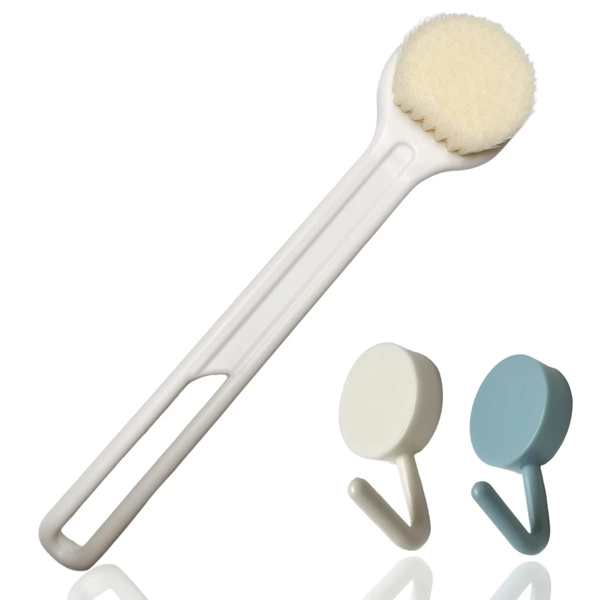 Hysotok Shower Brush Back Scrubber for Shower, Back Brush Long Handle for Sho...