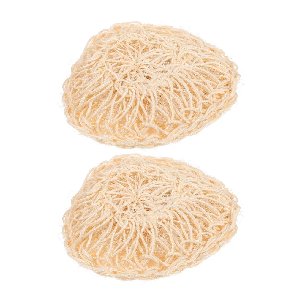 2 Pcs Sisal Bath Brush Man Mother Shower Body Scrubber Bathing Accessories