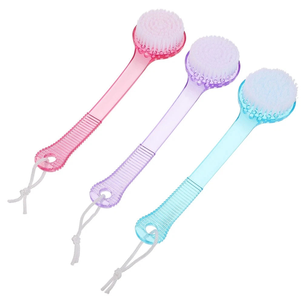 3 Pcs Bath Brush Scrubber for Body Multi-functional Exfoliating Shower Back
