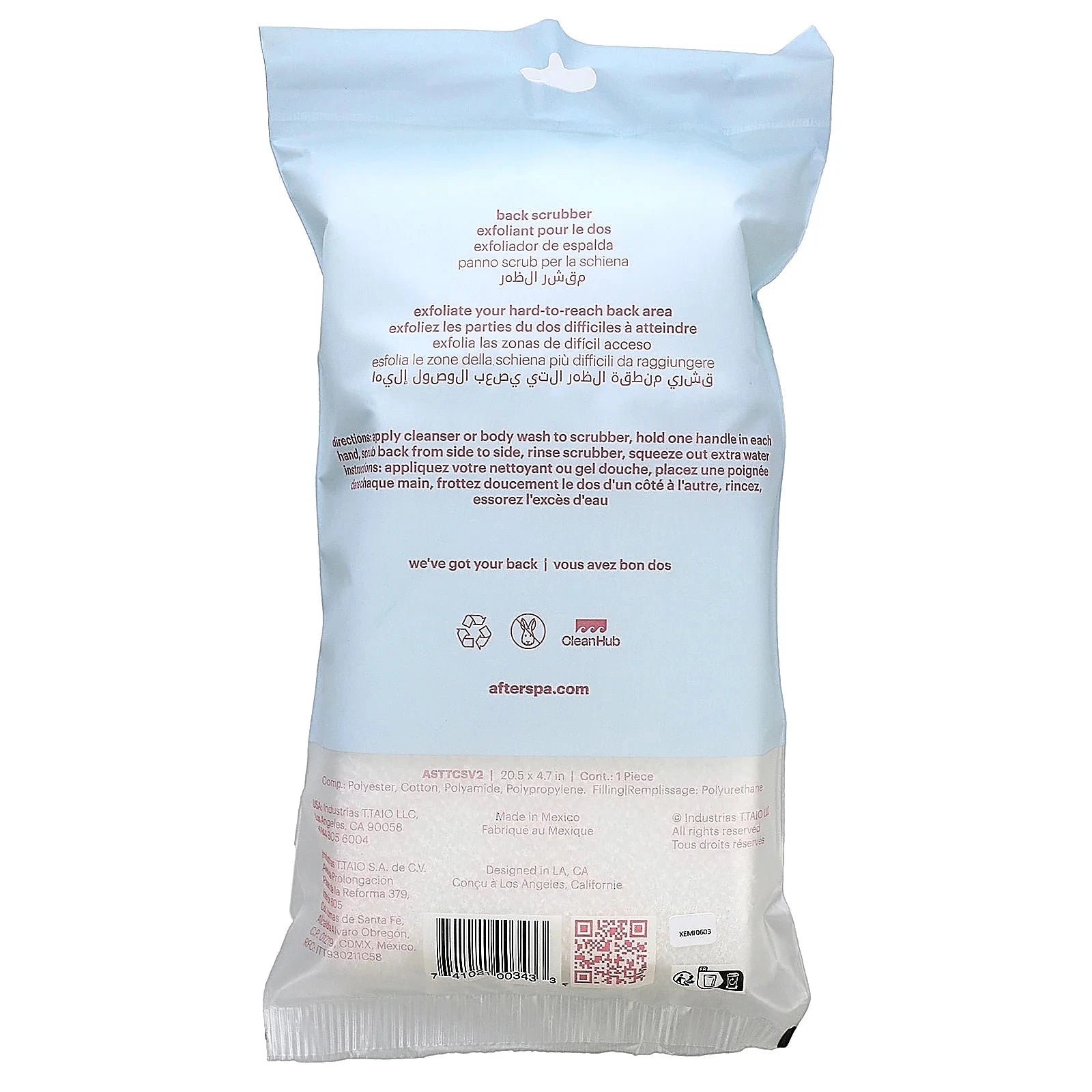Back Scrubber, 1 Scrubber