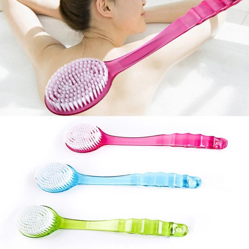 Long Handle Bath Body Brush Skin Scrubber Massager Soft Back Shower Exfoliating