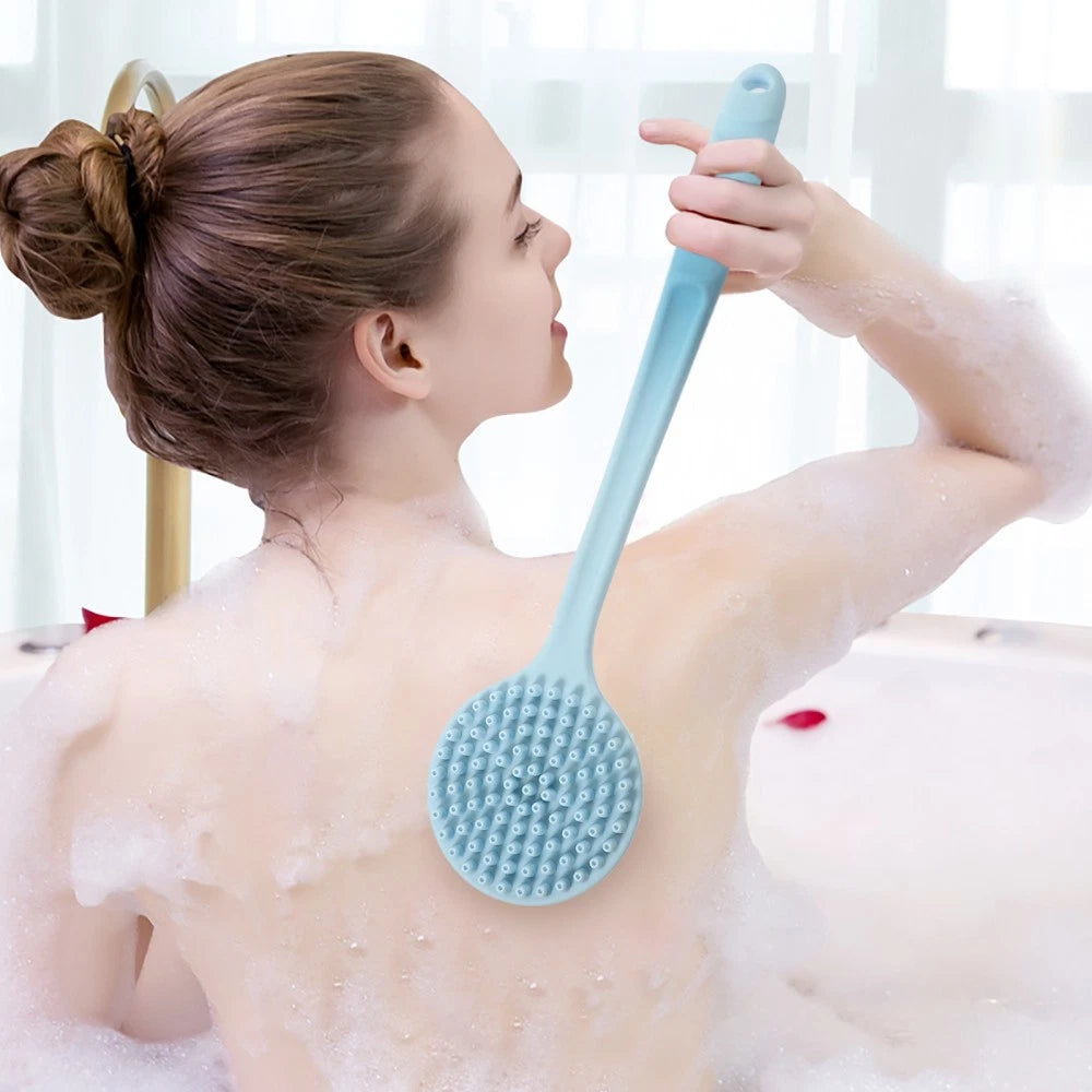 Silicone Bath Brush Back Washer for Shower Men Man Backbrush Body
