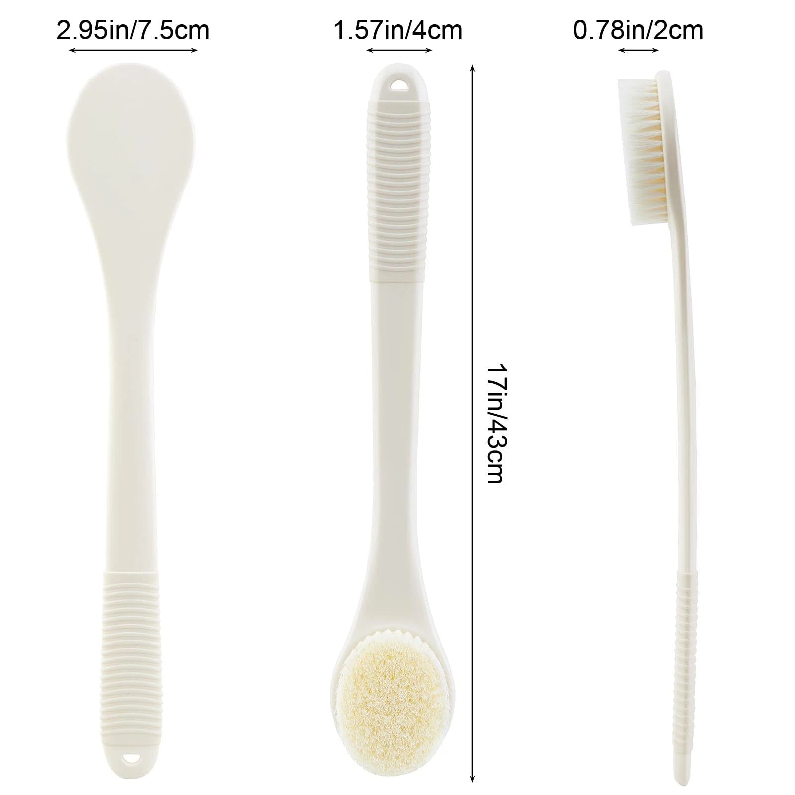 Back Scrubber For Shower Shower Body Brush For Cleaning With Long Handle For Sho