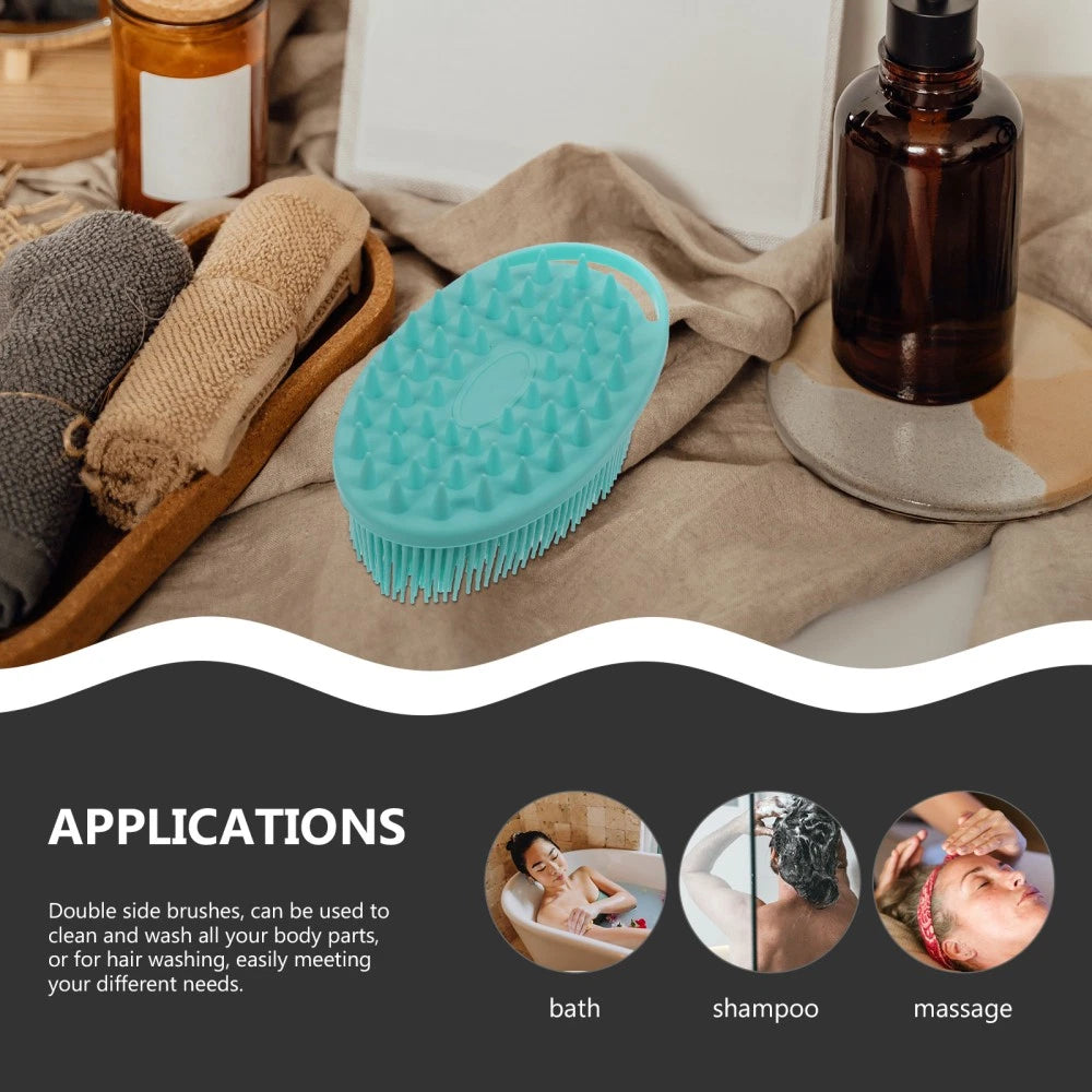 2 Pcs Bath Brush Body Scrub Multi-functional Exfoliating