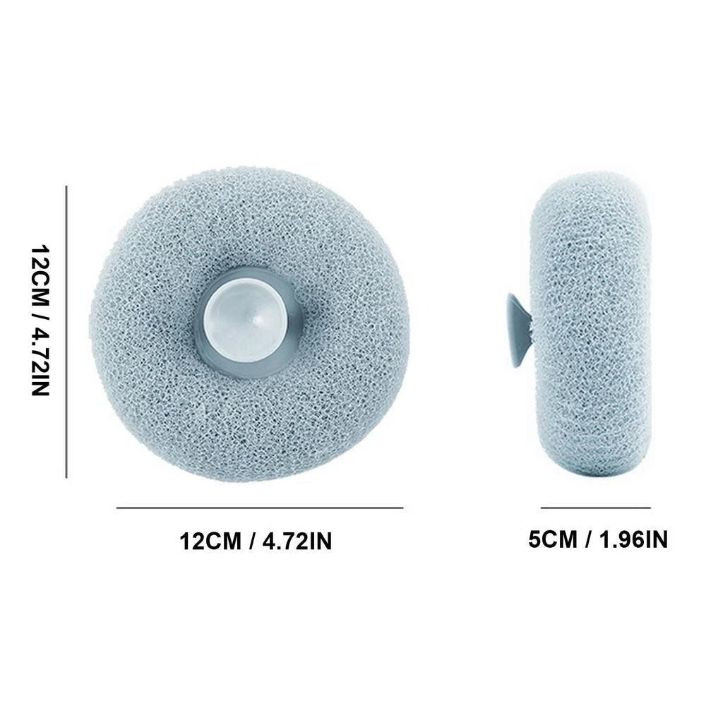 New Sunflower Suction Cup Bath Ball Scrubber Massage Bath Scrub Mud Rub Back