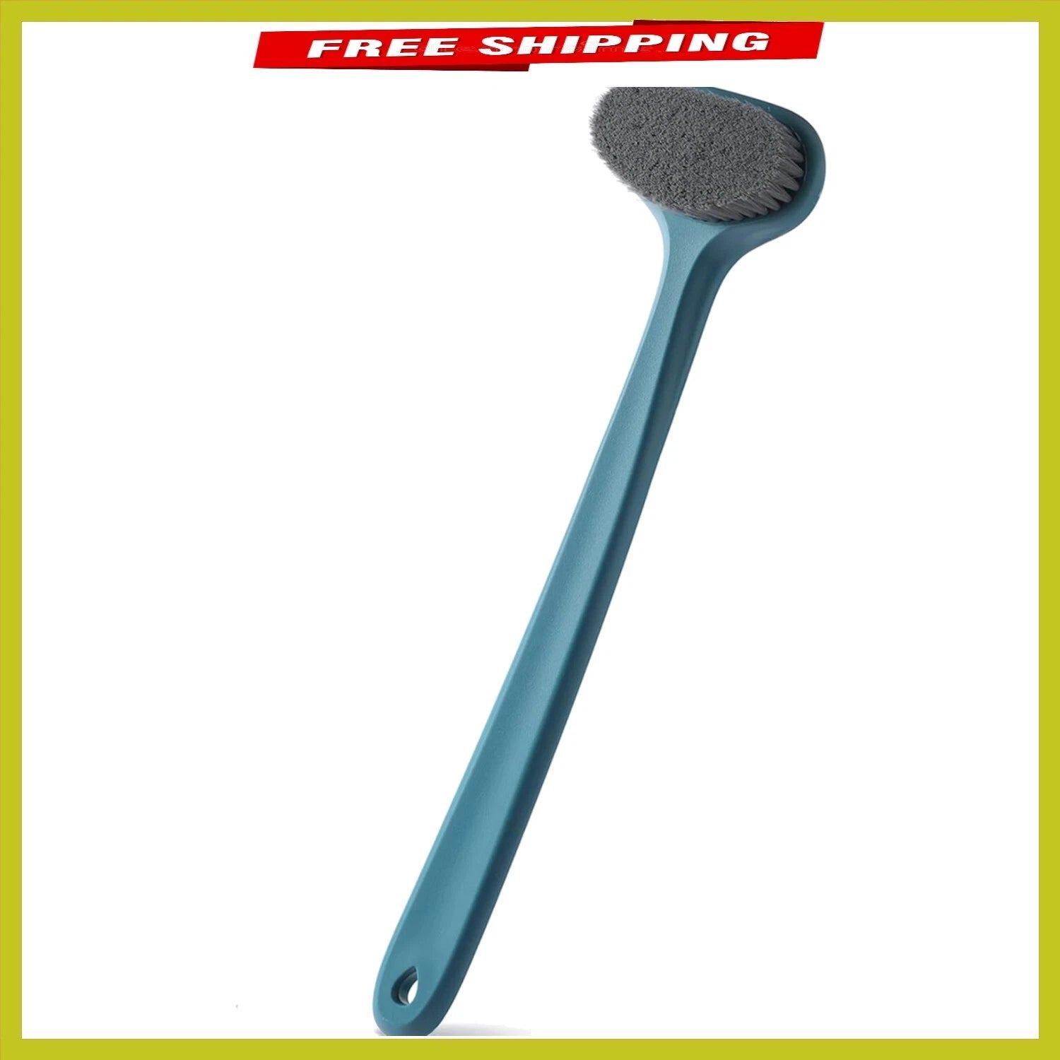 Gentle Exfoliating Bath Brush: 14-Inch with Comfy Bristles & Ergonomic Grip