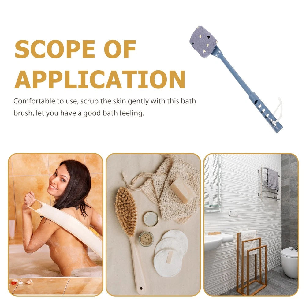 Bath Scrub Brush Miss Exfoliating Back Scrubber with Handles for Shower