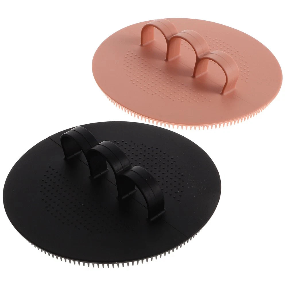2 Pcs Bath Brush Travel Body Brushes for Shower Shampoo Scalp Massager