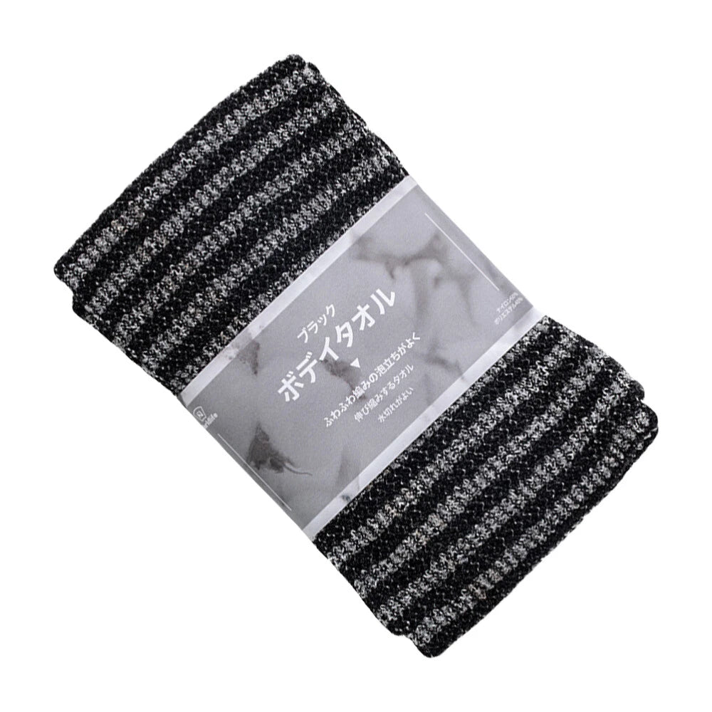 2 Pc Bath Towel Silicone Shower Brush Back Exfoliator Massage