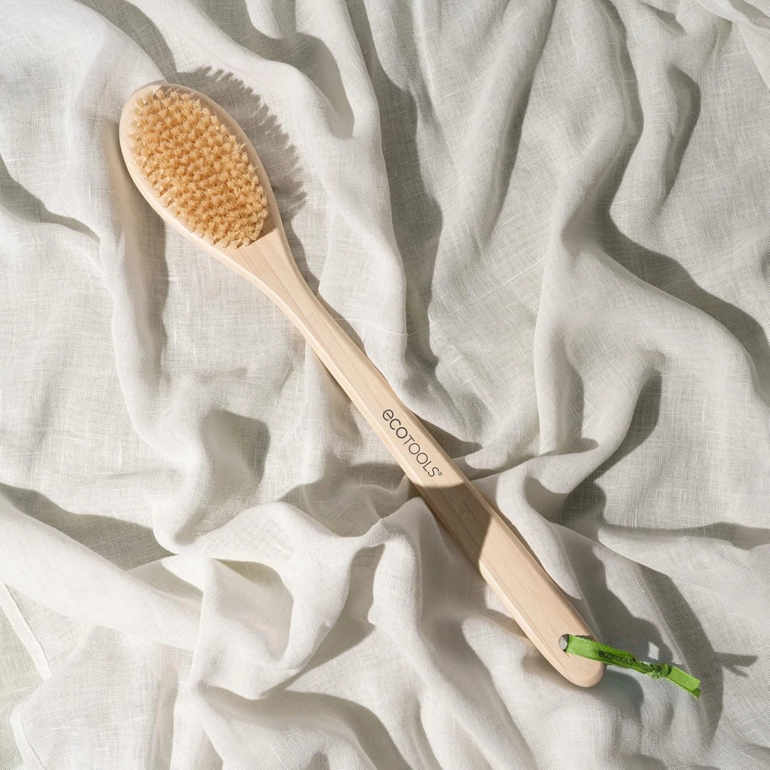Bath Bristle Brush, Bath Brush with Long Handle, Cleanse Back & Hard-To