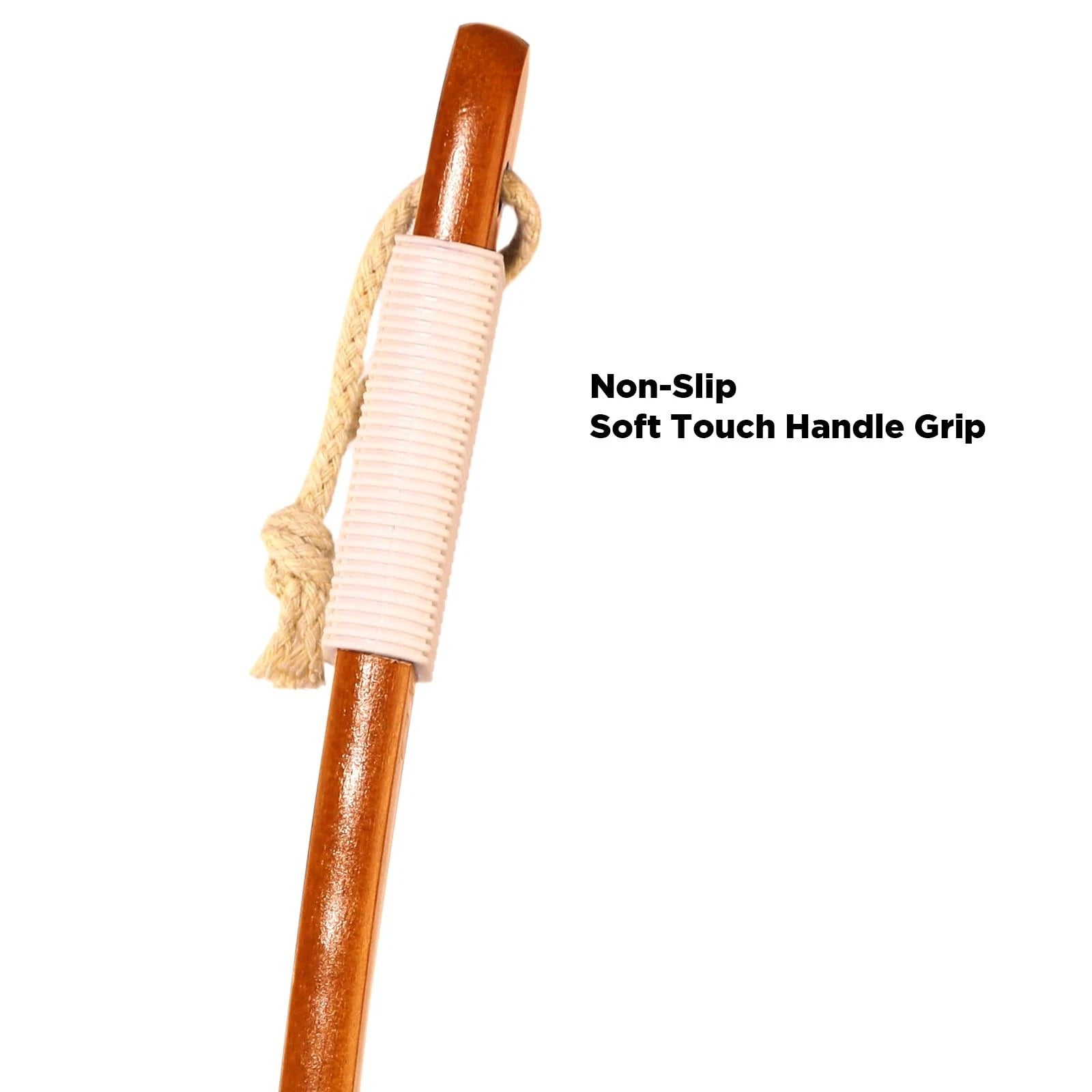 -17.71Inch Natural Boar Bristles Anti-Slip Curved Long Handle Bath Brush,Bent...