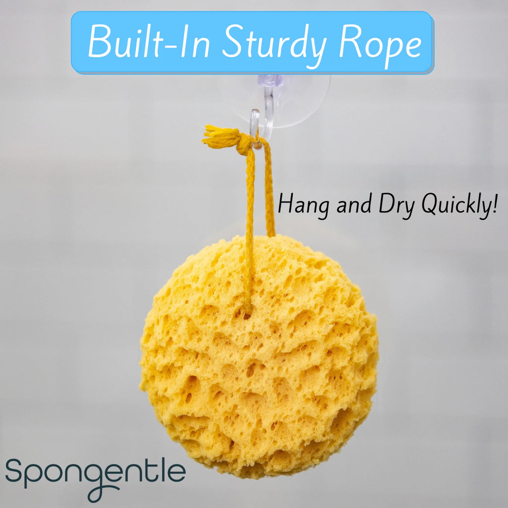 Exfoliating 2-Texture Loofah Sponge Ultra Soft, for Bath and Shower