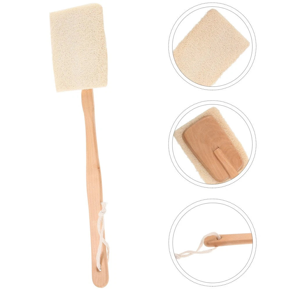 Back Massage Brush Shower with Long Handle Body Wash Scrubber Bath