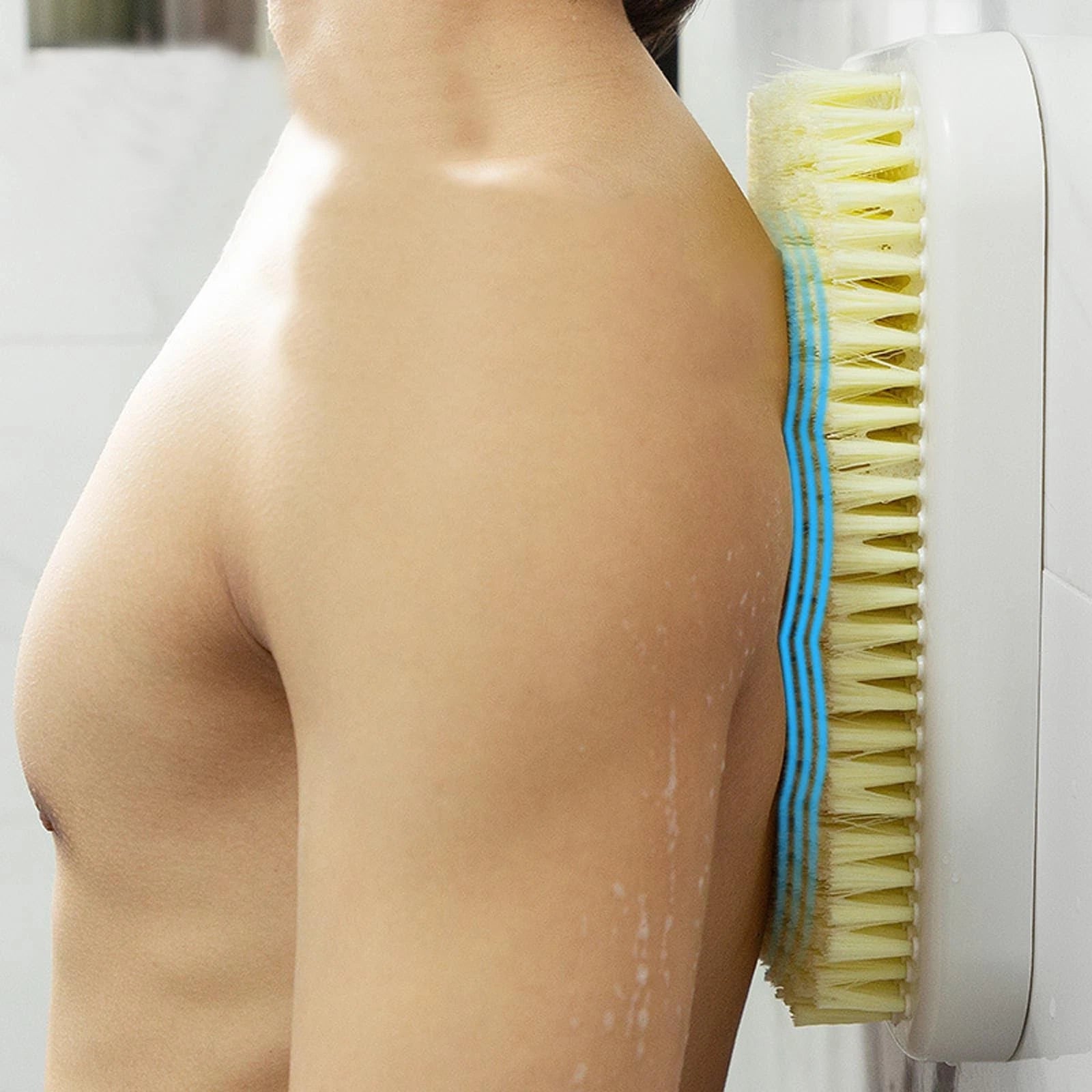 Wall Mounted Back Scrubber for Shower, Large Exfoliating Bath Wash Pad, Hands...