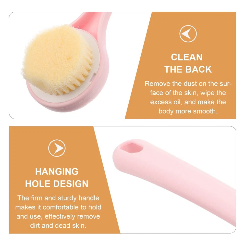 Bath Brush Back Washers for Shower Body Scrubber Elder Cream Applicator