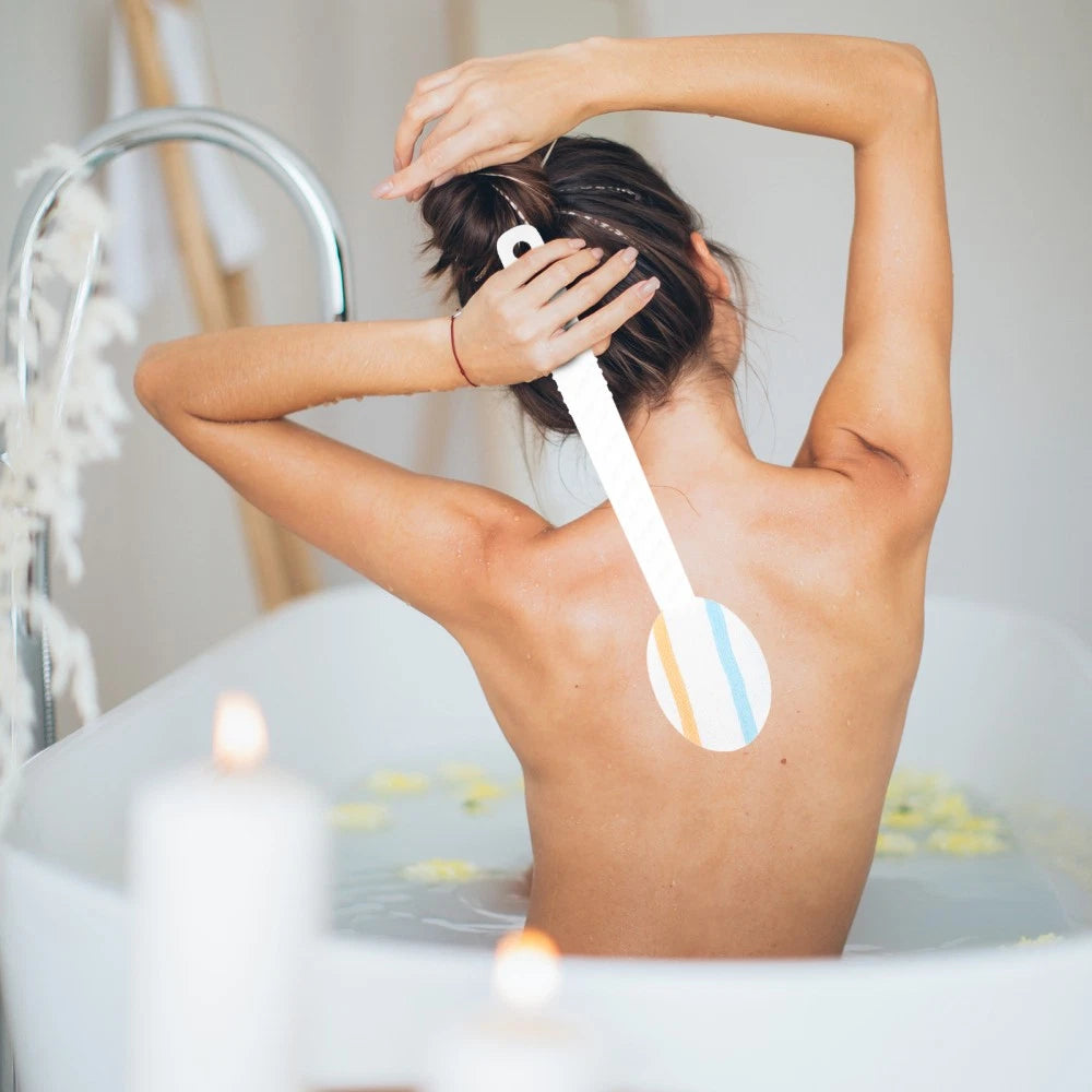 Double-head Shower Brush Bath Scrubber for Bathing Massage Cleaning