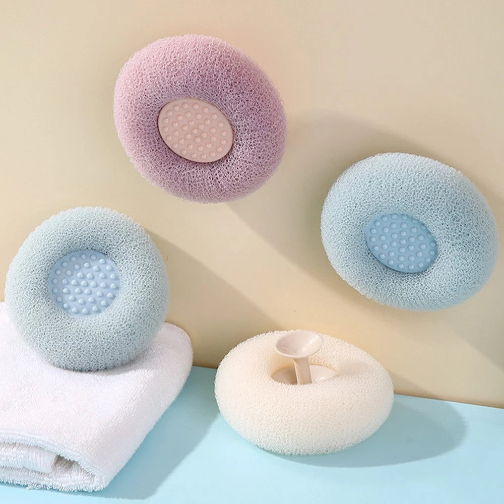 3 Pcs Bath Brush Miss Bathroom Exfoliating Scrubber and Shower Balls