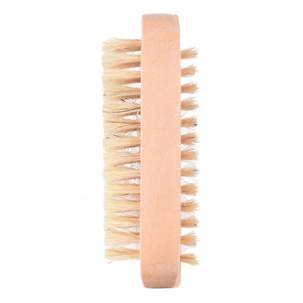 2pcs Wooden Shower Scrubber for Bathing Exfoliation