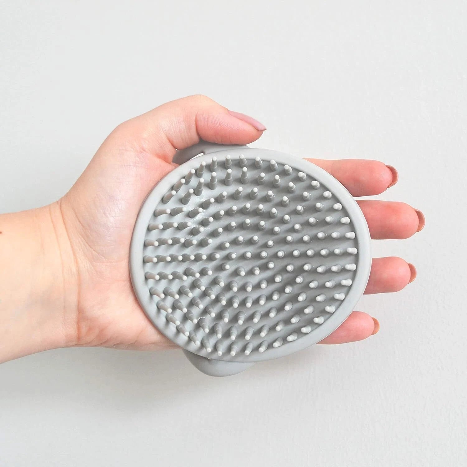 Shnuggle Baby Bath Brush | Soft Brush Helps To Massage Away Cradle Cap - Grey