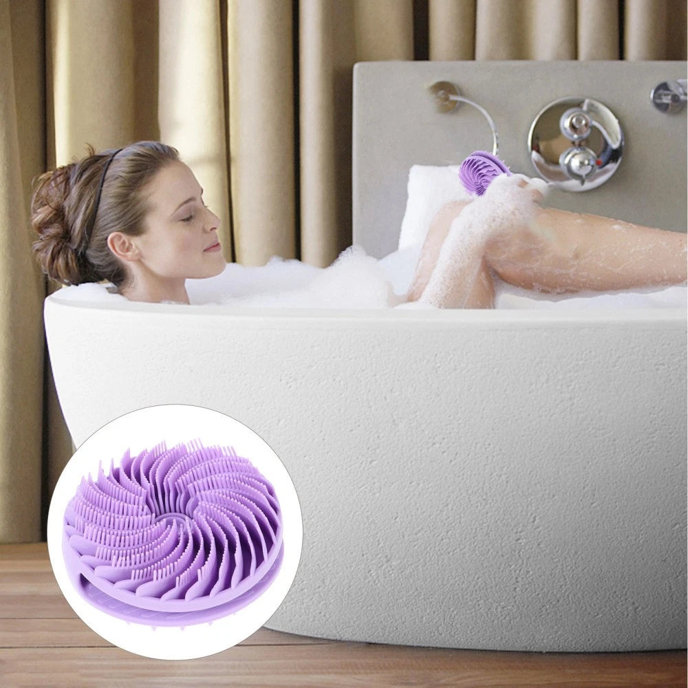 Exfoliating Bath Brush Woman Face Scrub Exfoliator Body Silicone Scrubber
