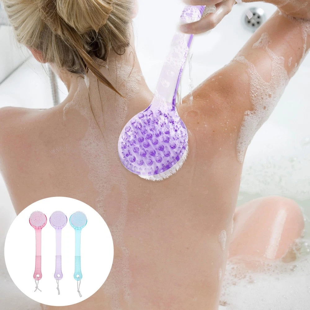 3 Pcs Bath Brush Scrubber for Body Multi-functional Exfoliating Shower Back