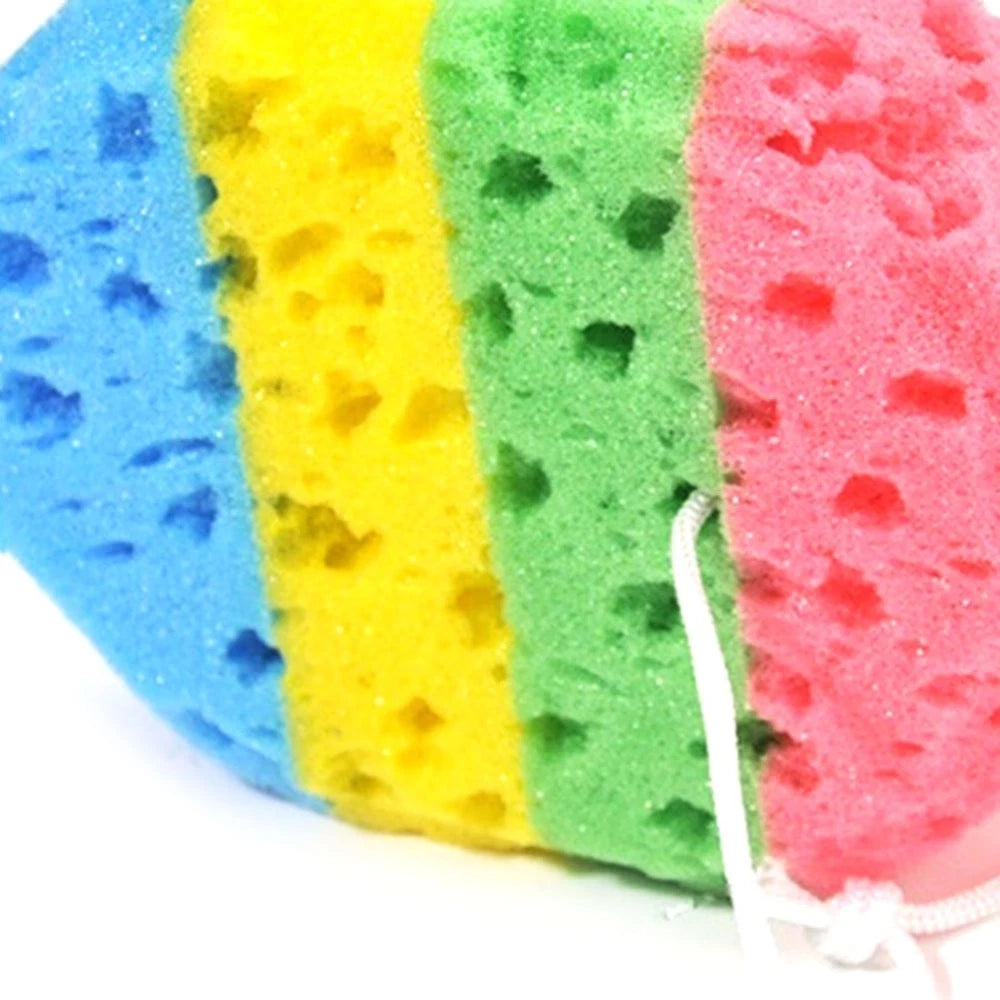 2 Pcs Bath Sponges Brushes Miss Efficient Exfoliating Shower Body Scrubbers