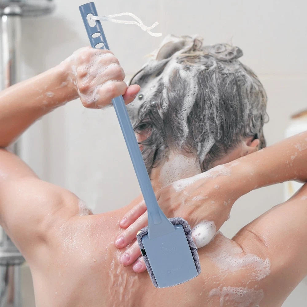 Bath Scrub Brush Miss Exfoliating Back Scrubber with Handles for Shower