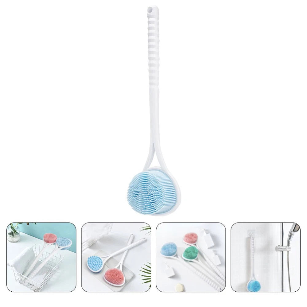 Silicone Bath Brush Man Women's Body Exfoliator Scrubber Exfoliating Back