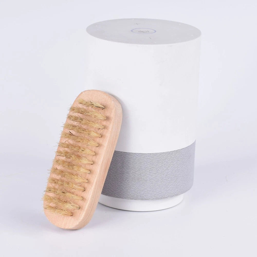 2pcs Wooden Shower Scrubber for Bathing Exfoliation