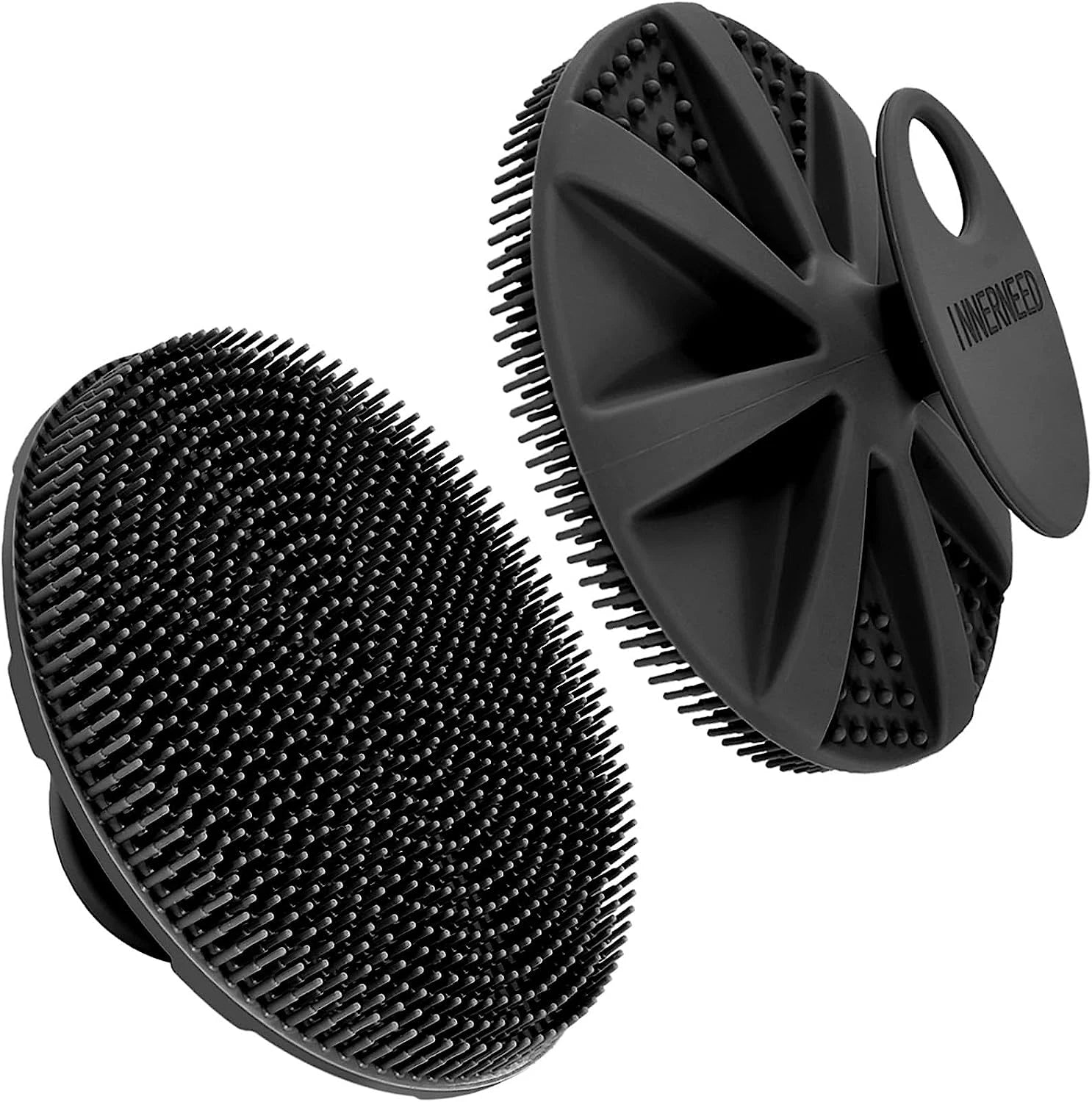 Food-Grade Soft Silicone Body Scrubber Shower Brush Handheld Cleansing Skin Brus