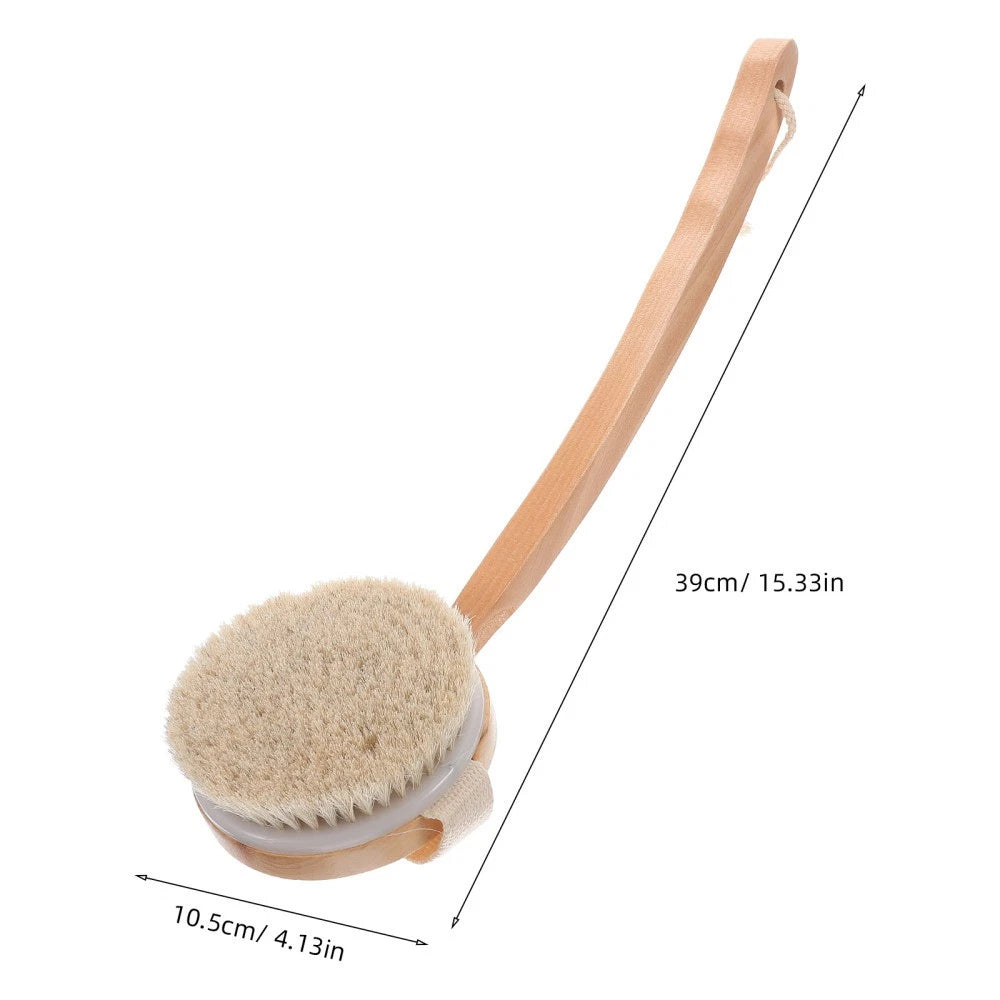 Bath Brush Shower Exfoliator Exfoliating Back Scrub Skin Scruber Scrubber for