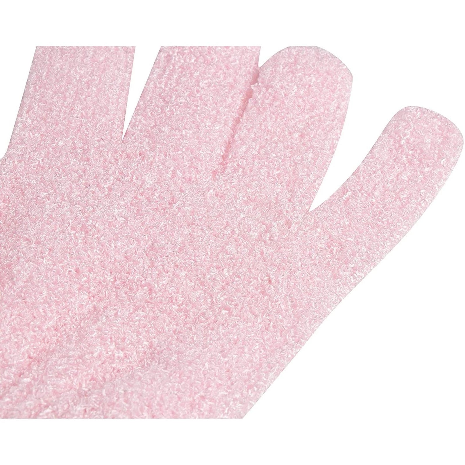 6 Pair Exfoliating Shower Gloves with Hanging Loop for Bath Body Scrub, Spa