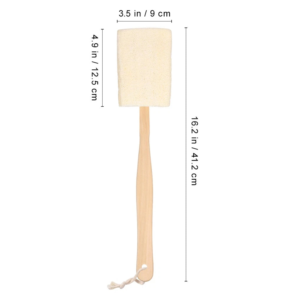 Loofah Bath Brush Work Body Exfoliator Scrubber Skin for Dry Brushing