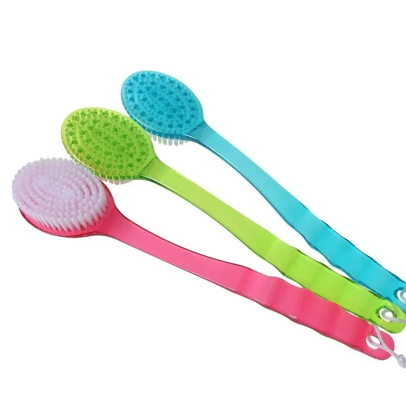 Long Handle Bath Body Brush, Soft Back Scrubber, Shower Exfoliating Skin Massage