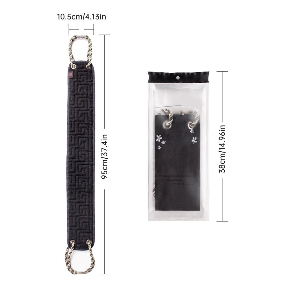 Washing Back Strap Bath Brush Exfoliator Back Shower Strap Back Scrubbing Towel