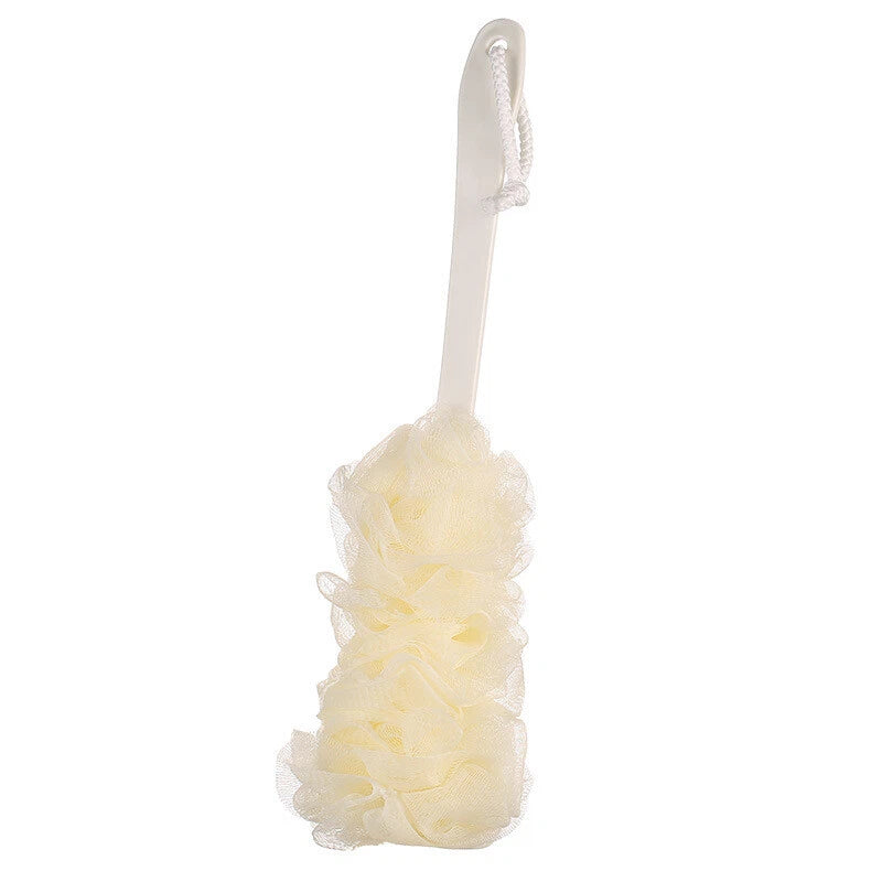New Bath Loofah Sponge Brush Shower Long Handle Back Scrubber Bathing Accessorie