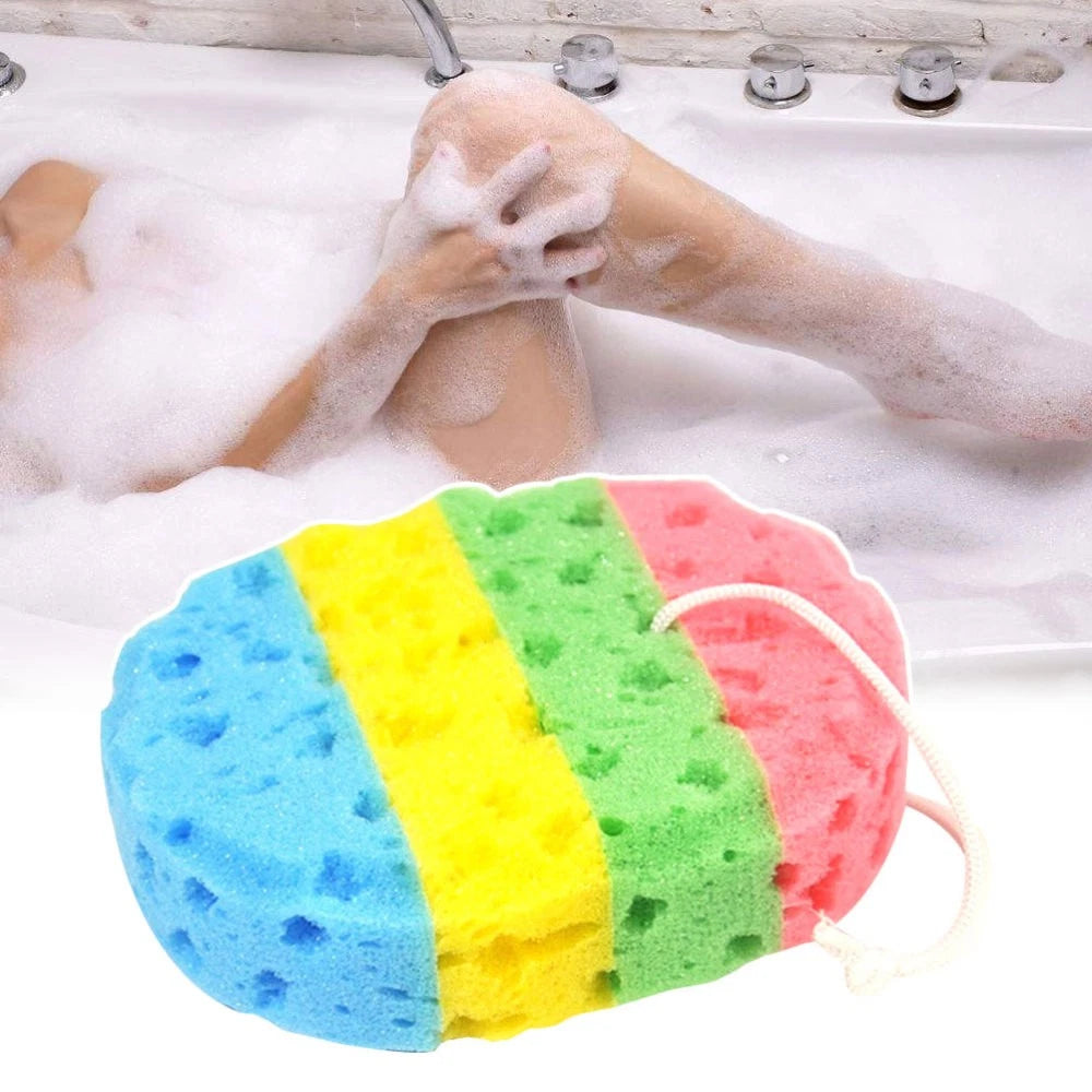 2 Pcs Bath Sponges Brushes Miss Efficient Exfoliating Shower Body Scrubbers