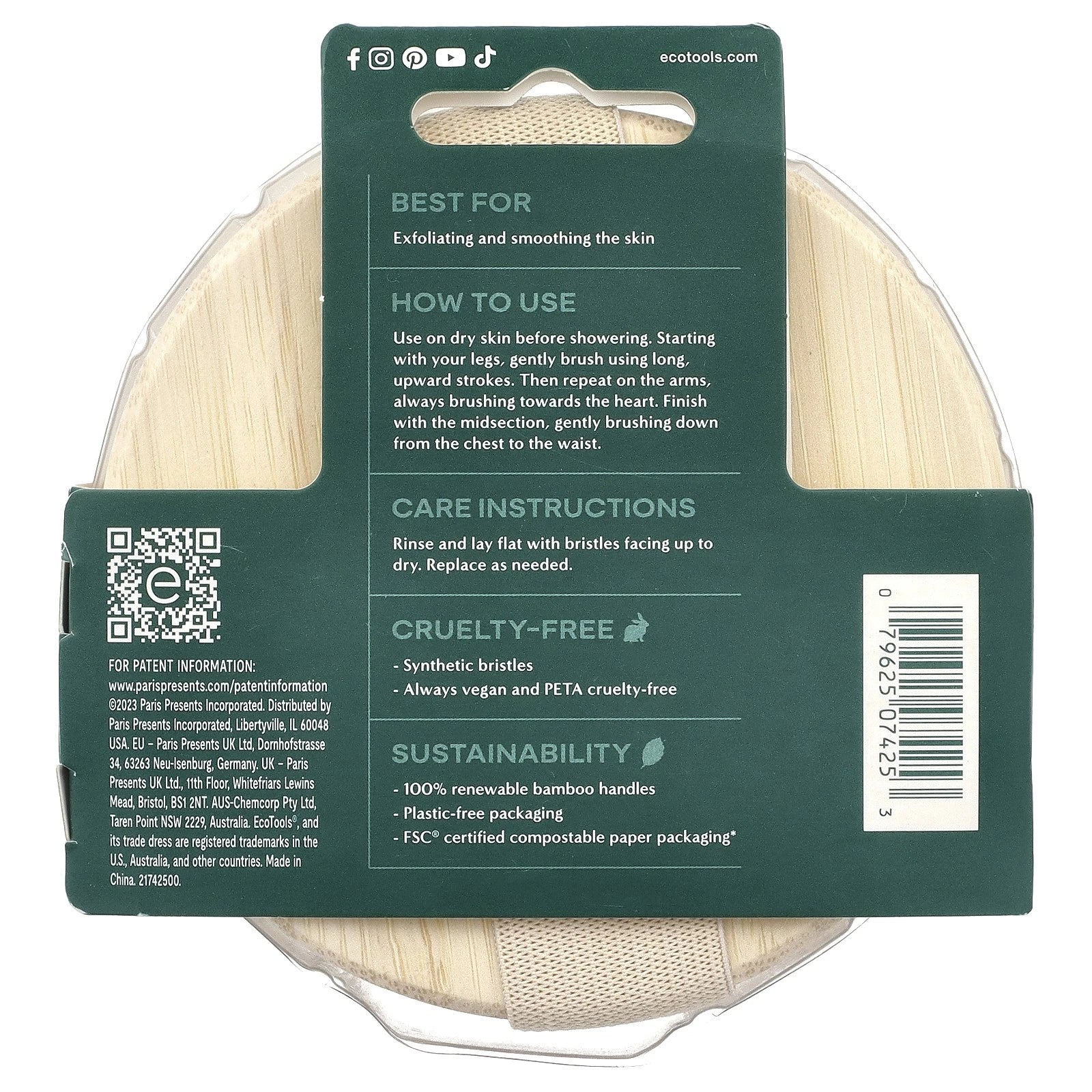 Dry Body Brush, 1 Brush