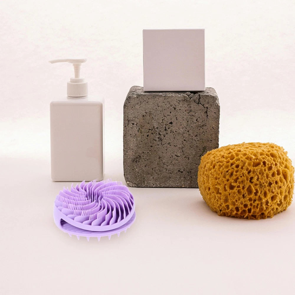 Exfoliating Bath Brush Woman Face Scrub Exfoliator Body Silicone Scrubber