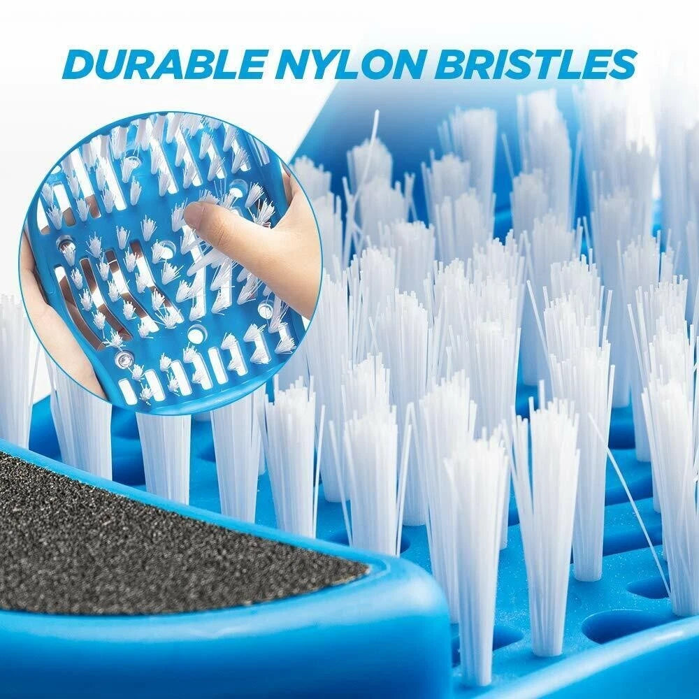 Foot Scrubber Brush Slipper Massage Wash Easy Cleaner Bath Shower Spa Scrub Feet