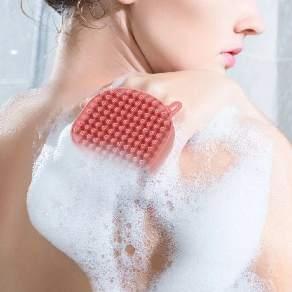 Bath Brush Man Newborn Body Scrubber Exfoliator Exfoliating Silicone