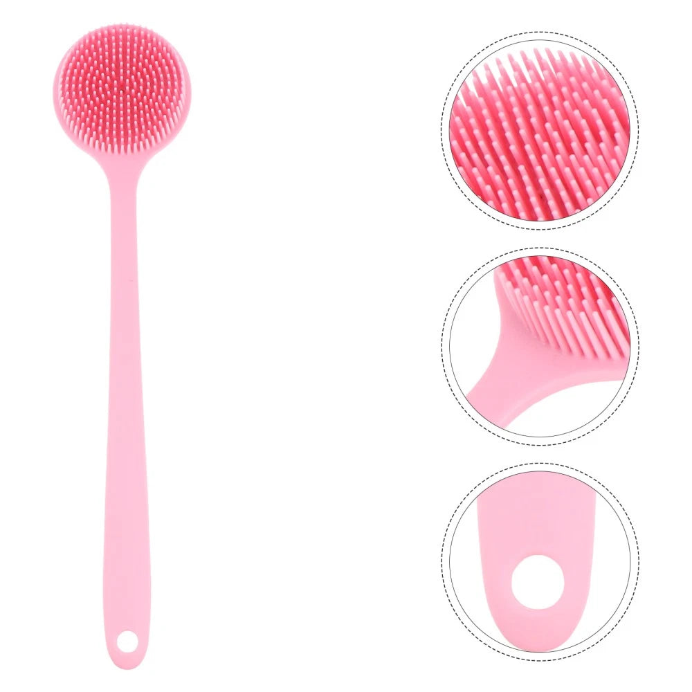 2 Pack Bath Brush Skin Exfoliator Scrubber Elderly Man Back for Shower