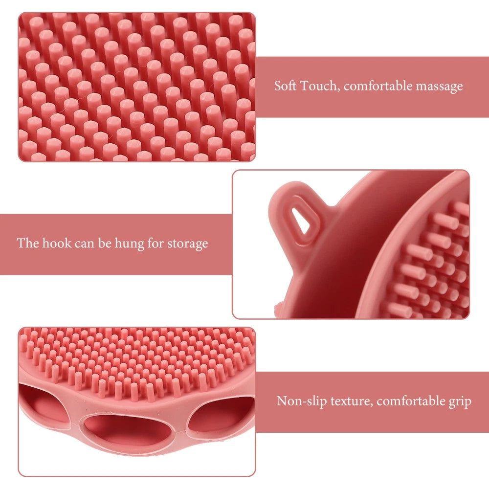 Bath Brush Man Newborn Body Scrubber Exfoliator Exfoliating Silicone