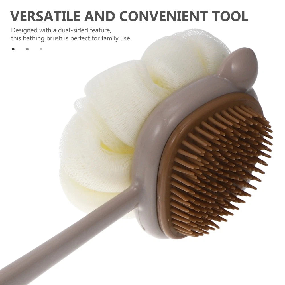 Scrub Brush Body Shower for Cleaning Bathroom Scrubber with Long Handle Back