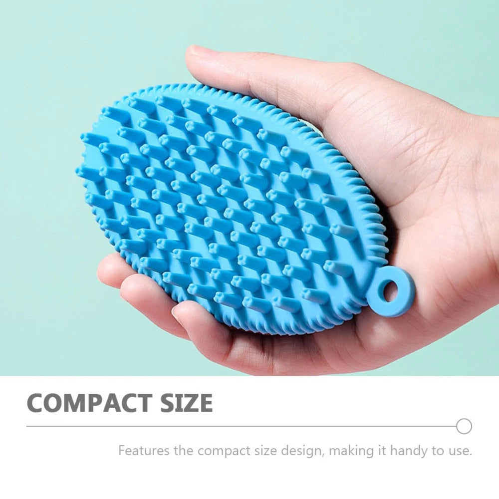 Bath Brush Body Exfoliator Newborn Baby Hair Washing Skin Scrubber