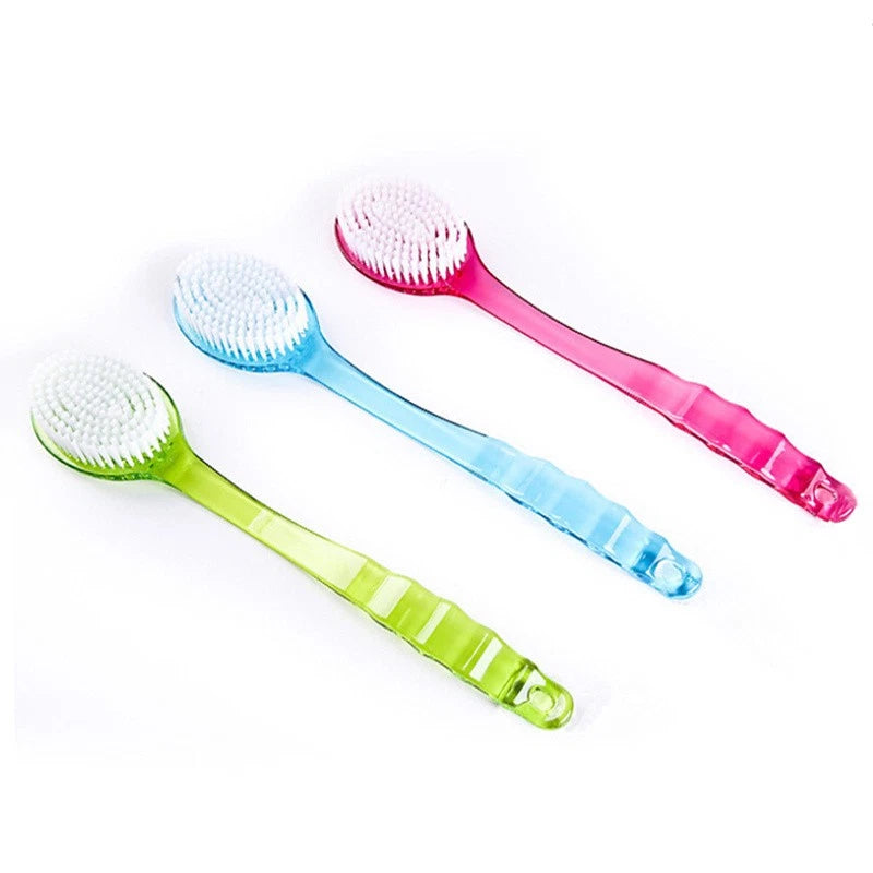 Long Handle Bath Body Brush Skin Scrubber Massager Soft Back Shower Exfoliating