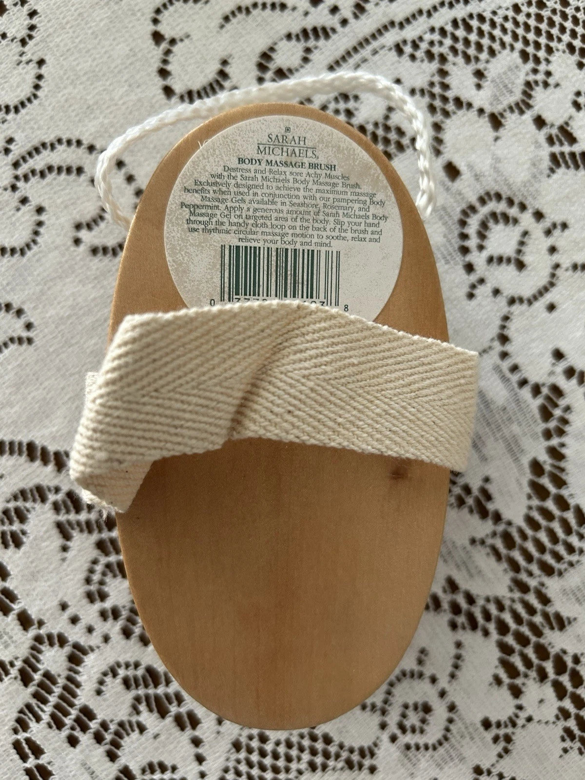 Basket Of Health & Beauty Items.  Brushes, Massage Tools, Lufa Sponge & Mitten