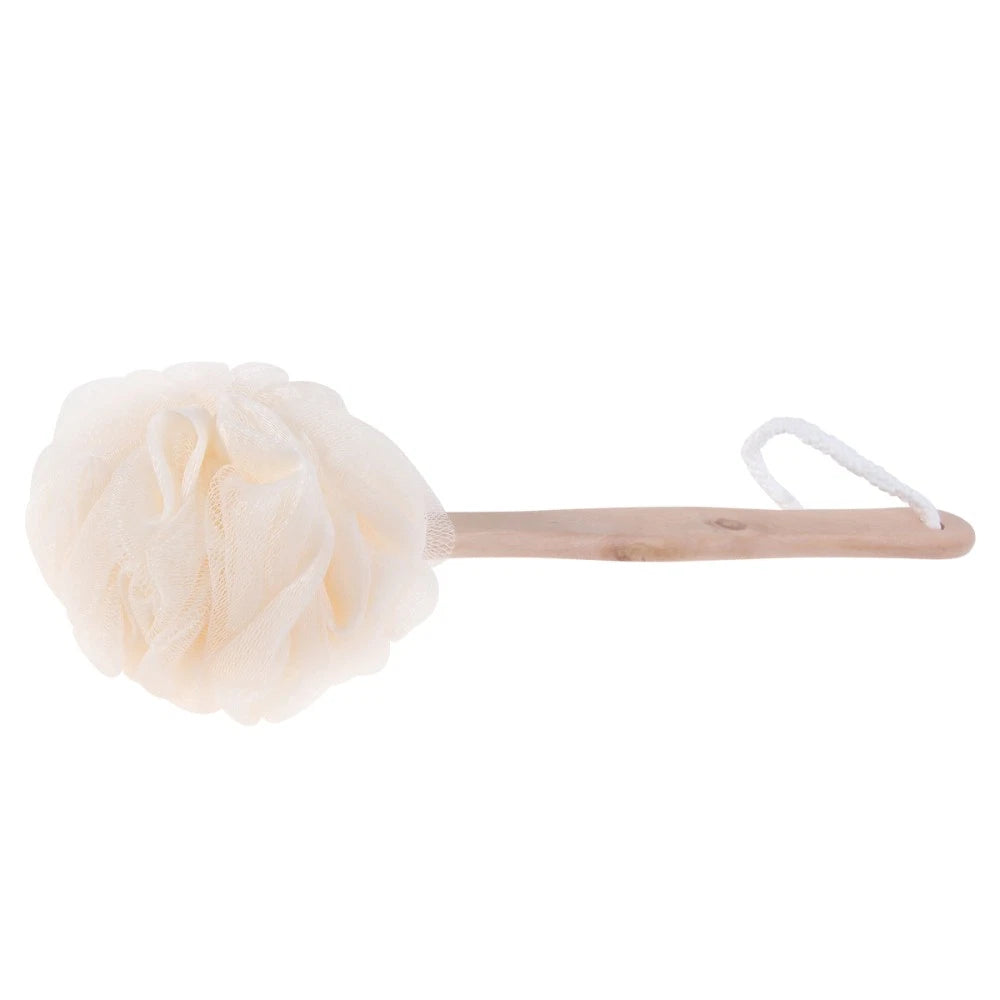 Bath Sponge Brush with Long Handle for Exfoliating and Cleaning Hard Areas
